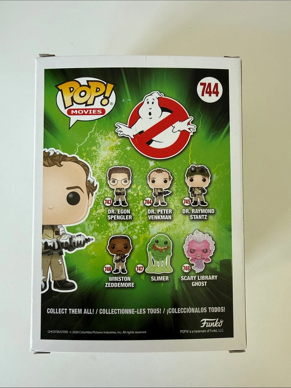 Funko Pop! Movies Dr. Peter Venkman Vinyl Figure | Special Edition #744